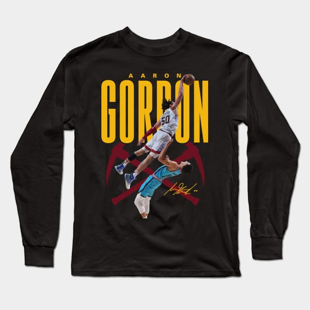 Aaron Gordon Dunk Of The Year Long Sleeve T-Shirt by Juantamad